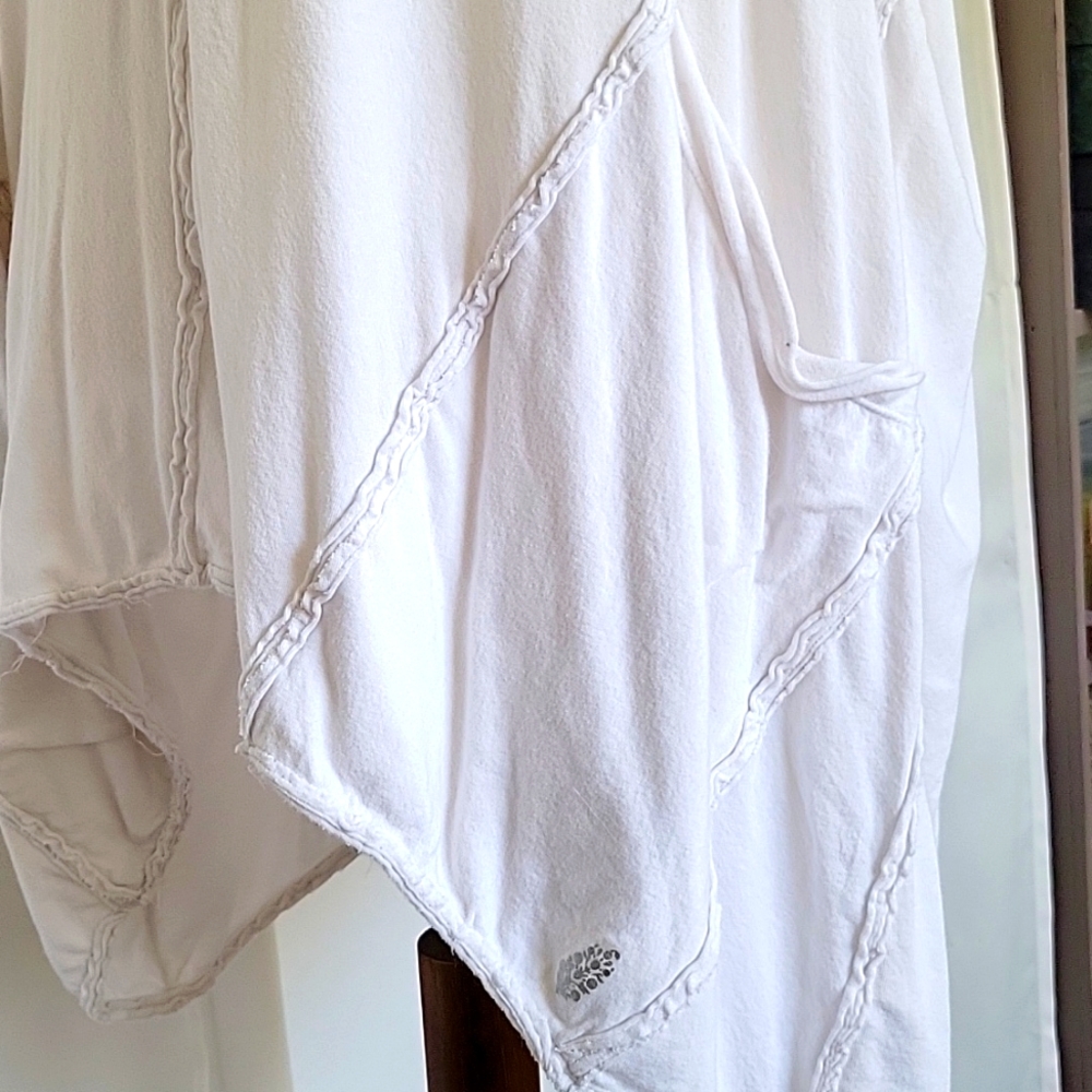 Free People Movement Tank dress/tunic with pockets white size Med